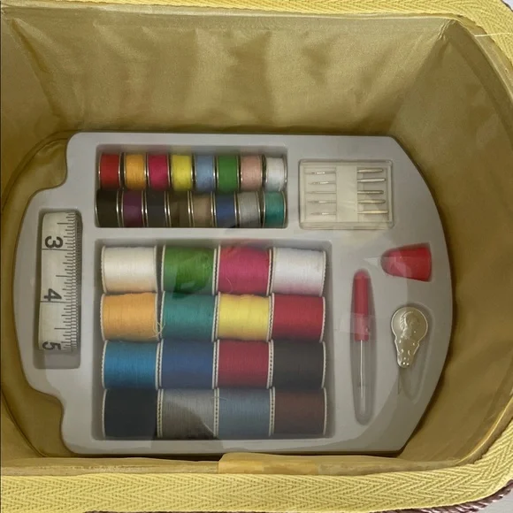 Colorful Woven Sewing Basket - Picture 7 of 10